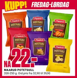 Europris MAARUD POTETGULL tilbud