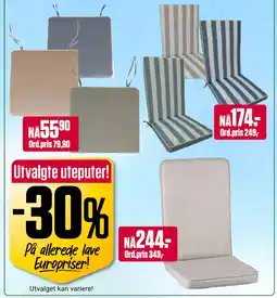Europris Utvalgte uteputer tilbud