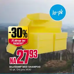 Europris BILSVAMP MED SHAMPOO tilbud