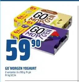 Coop Obs GO´MORGEN YOGHURT tilbud