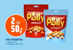 Coop Obs POLLY PEANØTTER tilbud