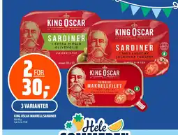 Coop Obs KING OSCAR MAKRELL/SARDINER tilbud