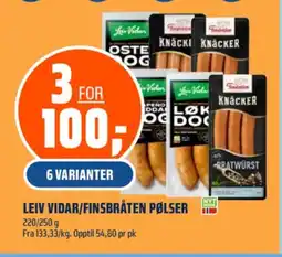 Coop Obs Finsbråten knäcker bacon & ost tilbud