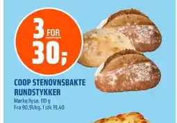 Coop Obs Ukjent butiksbagt brød tilbud