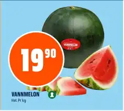 Coop Obs Ukjent vannmelon tilbud