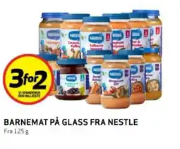 Bunnpris BARNEMAT PÅ GLASS FRA NESTLE tilbud