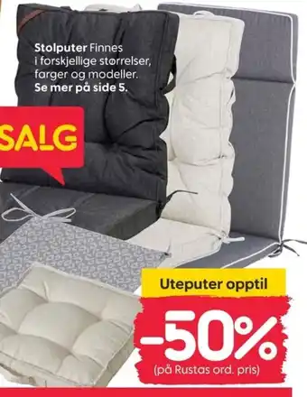 Rusta Uteputer tilbud