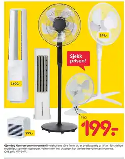 Rusta Gjør deg klar for sommervarmen tilbud