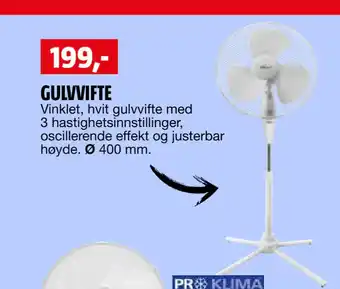 Bauhaus GULVVIFTE tilbud