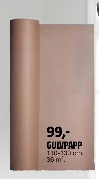 Bauhaus GULVPAPP tilbud
