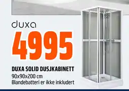 Obs Bygg DUXA SOLID DUSJKABINETT tilbud