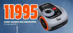 Obs Bygg SEGWAY NAVIMOW I105E ROBOTKLIPPER tilbud
