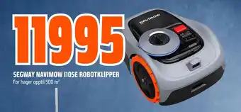Obs Bygg SEGWAY NAVIMOW I105E ROBOTKLIPPER tilbud