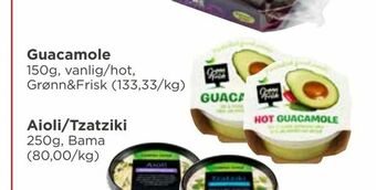 Meny Guacamole tilbud