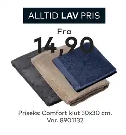 Skeidar Comfort klut 30x30 cm tilbud