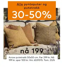 Skeidar Arrow putetrekk tilbud