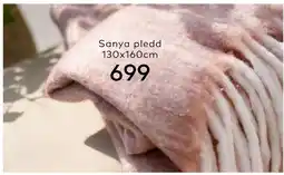 Skeidar Sanya pledd 130x160cm tilbud