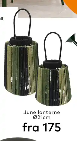 Skeidar June lanterne tilbud