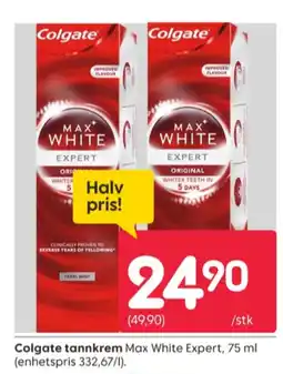 Rusta Colgate tannkrem tilbud