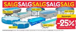 Rusta Bestway basseng tilbud