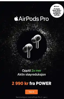 POWER Apple headset tilbud