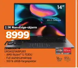 POWER Asus bærbar pc tilbud