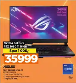 POWER Asus bærbar pc tilbud