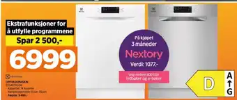 POWER Electrolux oppvaskmaskin tilbud