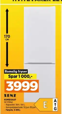 POWER Senz kombiskap tilbud