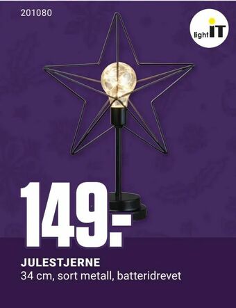 Europris Julestjerne tilbud