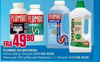 Europris Plumbo avløpsrens tilbud