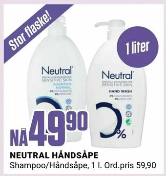 Europris Neutral håndsåpe tilbud