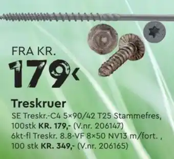 Mekk Treskruer tilbud