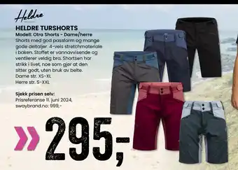 Sport Outlet HELDRE TURSHORTS tilbud