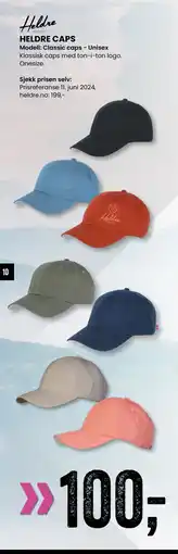 Sport Outlet HELDRE CAPS tilbud