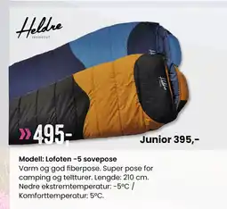 Modell: Lofoten -5 sovepose
