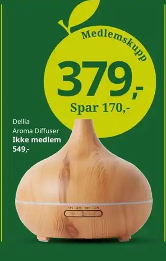 Sunkost Dellia Aroma Diffuser tilbud