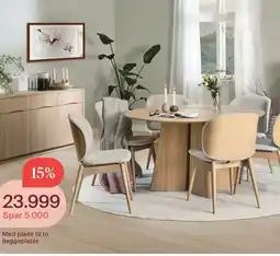 Møbelringen Collum spisebord tilbud