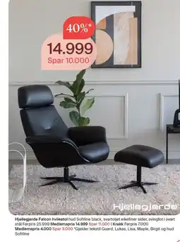 Møbelringen Hjellegjerde Falcon hvilestol tilbud