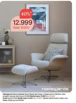 Møbelringen Hjellegjerde Falcon hvilestol tilbud
