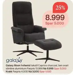 Møbelringen Galaxy Moon hvilestol tilbud