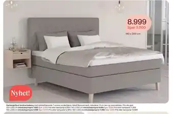 Møbelringen Hardangerfjord kontinentalseng tilbud