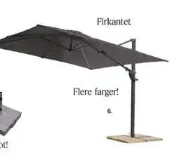 Møbelringen Solar Flex parasoll tilbud