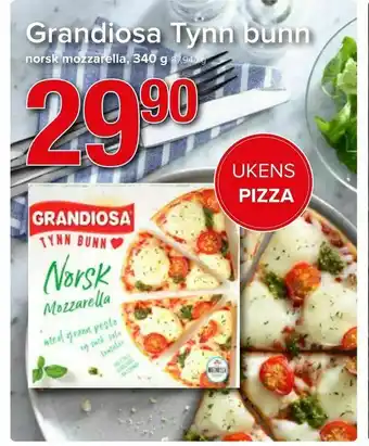 Spar Grandiosa Tynn bunn tilbud