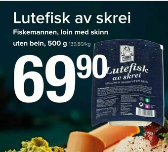 Spar Lutefisk av skrei tilbud