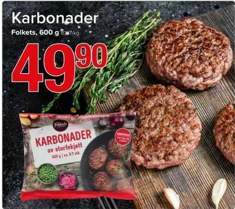 Spar Karbonader tilbud