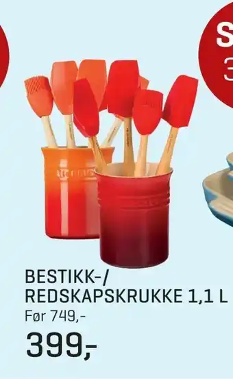 Bestikk-/ redskapskrukke 1,1 l