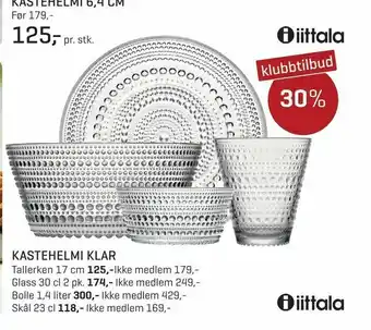 Jernia Kastehelmi klar tilbud