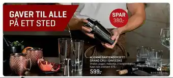 Hjemmebartendersett grand cru i gaveeske