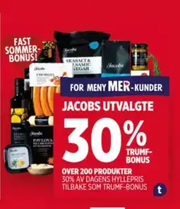 Meny JACOBS UTVALGTE tilbud